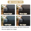 H.VERSAILTEX Stretch Velvet 2 Piece T Cushion Sofa Slipcovers Individually