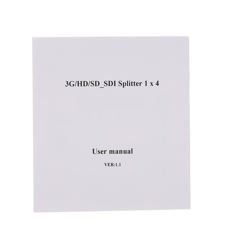 3G/HD/SD_SDI Splitter 1 * 4 Distribution 1 Input 4 Outputs