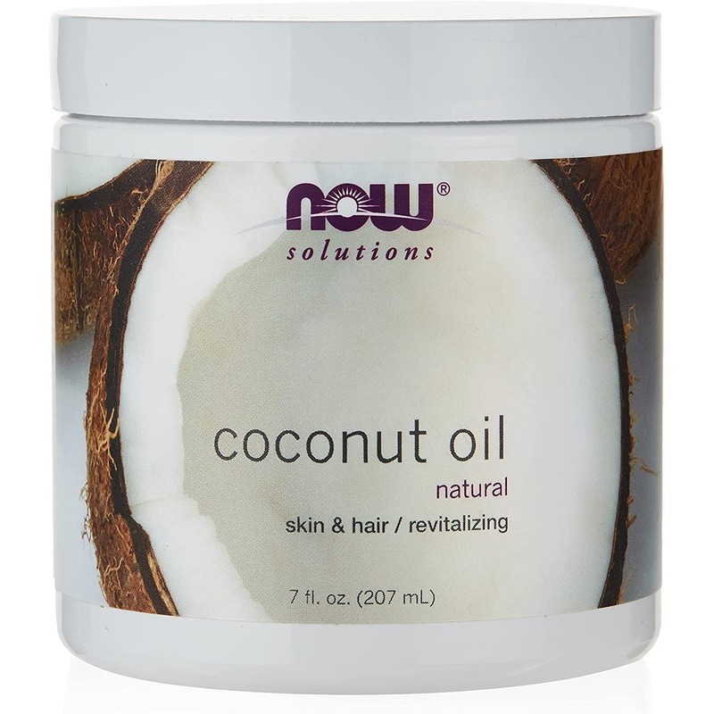 NOW Solutions Fractionated Liquid Coconut Oil, 118mL, Black