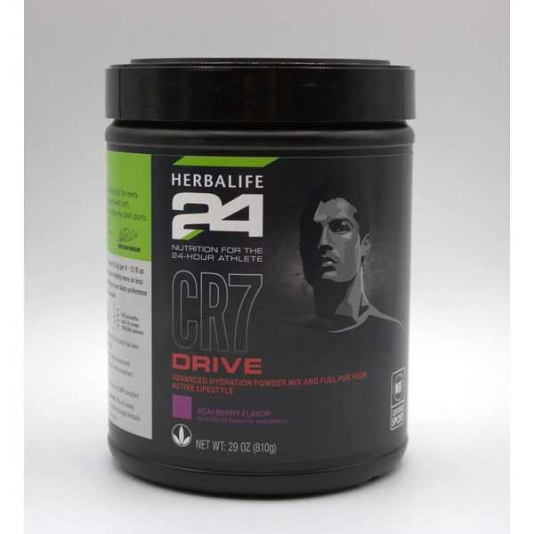 HERBALIFE24 CR7 Drive: Acai Berry (810G) Nutrition for The 24-Hour Athlete,Advanced Hydration Powder Mix and Fuel for Your Active Lifestyle, Natural Flavor, No Artificial Sweetener