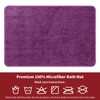 Vinsani Bath Mat Non Slip Bathroom Mat Thickened Fluffy Microfiber