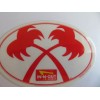 In-N-Out Burger Three (3) Magnets, Oval, Crossed Palm Trees &