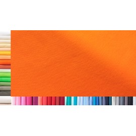 1buy3 Cuff Fabric XXL Sold by the Metre Double: 75 cm Wide, Single: 150 cm wide, 96 % cotton, 4 % elastane, 50 colours to choose from, Jersey