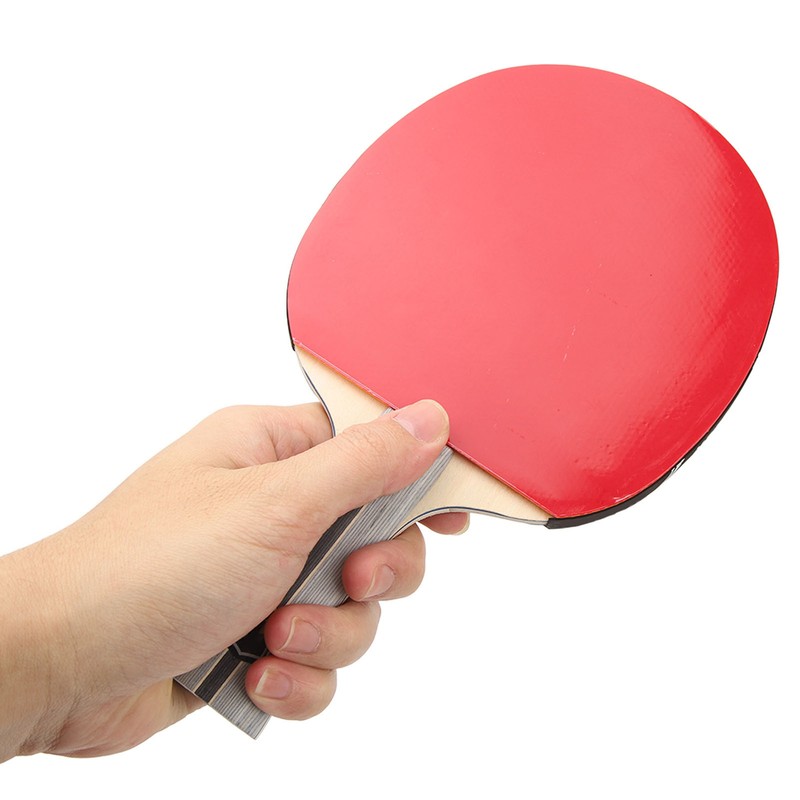 Table Tennis Paddle Double Sided Rubber Training Handshake Table Tennis