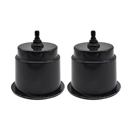MARINE CITY Newest Black Pattern Closeable Plastic Cup Holder with Center Drain for Rocky Mountains – Ships – Marines – Yachts – Kayaks (Pack of 2)