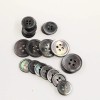 Leekayer Genuine Black Mother of Pearl Buttons Shell for Blazer