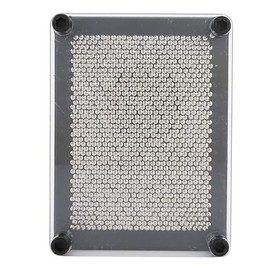 3D Clone Pin Art Toy Hand Shape Metal Plate Handprint Needle Toy Home Office Desktop Decoration Ornament (S)