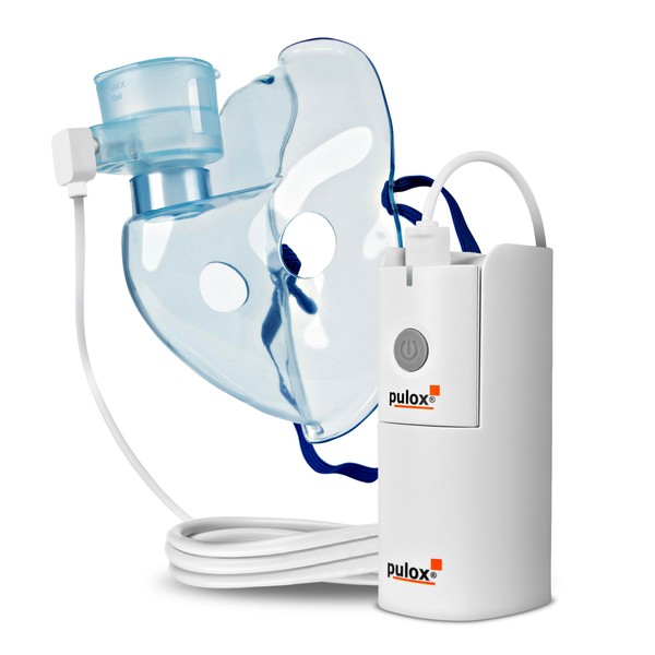Pulox IN-200 Vapo Portable Nebulizer Nebulizer Inhaler Atomiser Inhaler with Mask for Adults and Children for Colds or Asthma