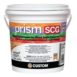 Custom Building Products Prism SCG Pre-mix Grout - 1 Gallon (#09 Natural Gray), #640 ARCTIC WHITE