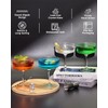 4 Pcs Coupe Glasses, Hand Blown 10 oz Cocktail Glasses,