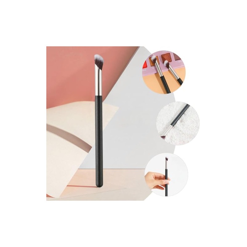Yardwe Brocha Correctora de Ojeras Elf Punta Angular y Fibras