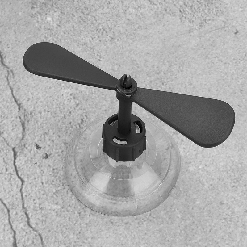 Aramox Bike Helmet Propeller, Decorative Helmet Suction Cup Rubber and