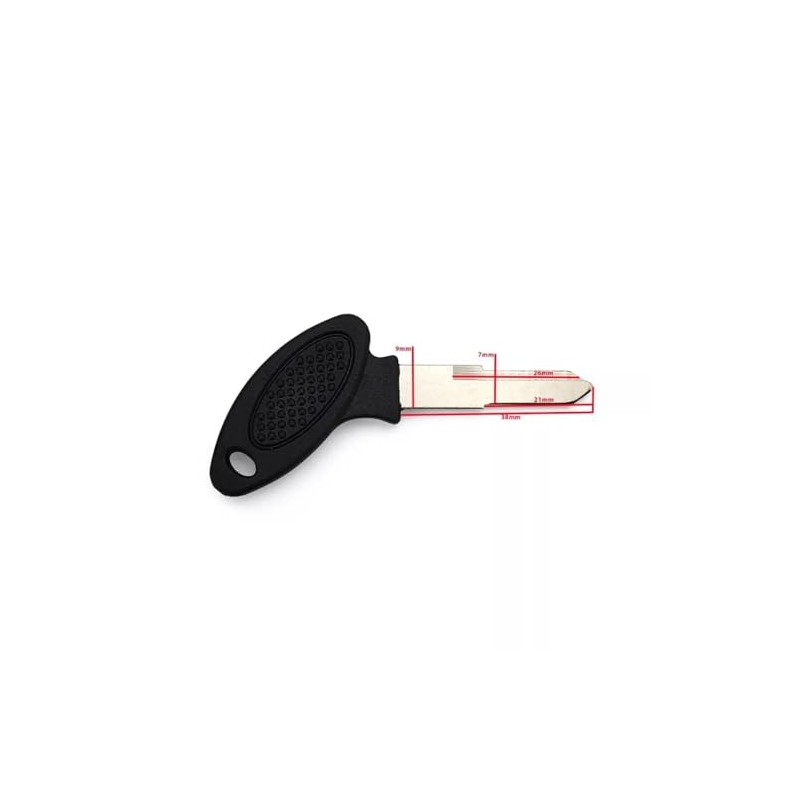 RedCap Pack of 2pcs Blank Uncut Keys Left Blade Groove