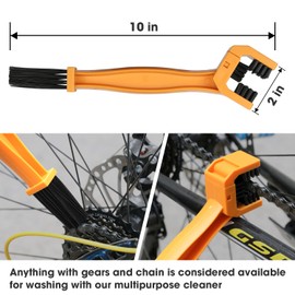 7pcs Bicycle Cleaning Tools Set, Bicycle Clean Brush Kit Suitable for Mountain, Road, City, Hybrid, BMX and Folding Bike