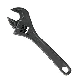 Jefcom DCR-M200 Carbon Monkey Wrench, Maximum Opening Width 1.2 inches (30 mm), Black
