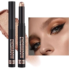 Sombra De Ojos En Barra, Iluminadores Maquillaje Lápiz De Sombra De Ojos, Glitter Para De Ojos En Crema Kit De Maquillaje Seductores, Altamente Pigmentados (B)