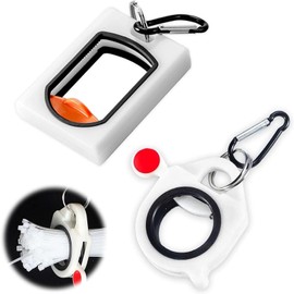 Cable Tie Holder Set of 2 Cable Tie Organizers Insulating Holder Wire Organizers Reusable Luminous Fluorescent Cable Tie Holder Wire Management Lumbar Tool Multipurpose Cable Tie Bracket for Home