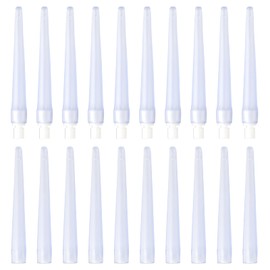 20 Pcs Enema Replacement Flexible Tips for Enema Kit with Connectors, Soft Enemas Attachment Backup Tips for Colon Cleansing PVC Comfortable Reusable Nozzle Enema Attachment