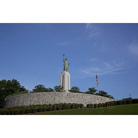 Historic Pictoric Birmingham, AL Photo - A Bronze Replica (one -Fifth Size) of The Statue of Liberty, Birmingham, AL - 12in x 8in