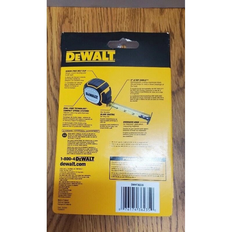 DEWALT XP EXTENDED PERFORMANCE 35' Tape Measure DWHT36235