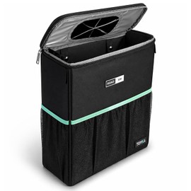 RoadBin Car Trash Can - Slim 4" Space-Saving Design for Clean Cars