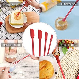 10 Juego de Esptulas de Silicona - Fotgear Utensilios Cocina de Silicona - Paleta Utensilios Cocina Goma Antiadherente y Resistente al Calor - No...  