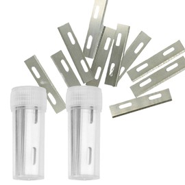 3002-00 Leather Replacement Blades - High Carbon Stainless Steel, Sharp & Durable - Compatible with Tandy Super Skiver 3025-00 & Safety Beveler 3001-00 - 20 Pack