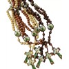 BEST SELLER !! 12 x Mixed Wood man Rosary Wood