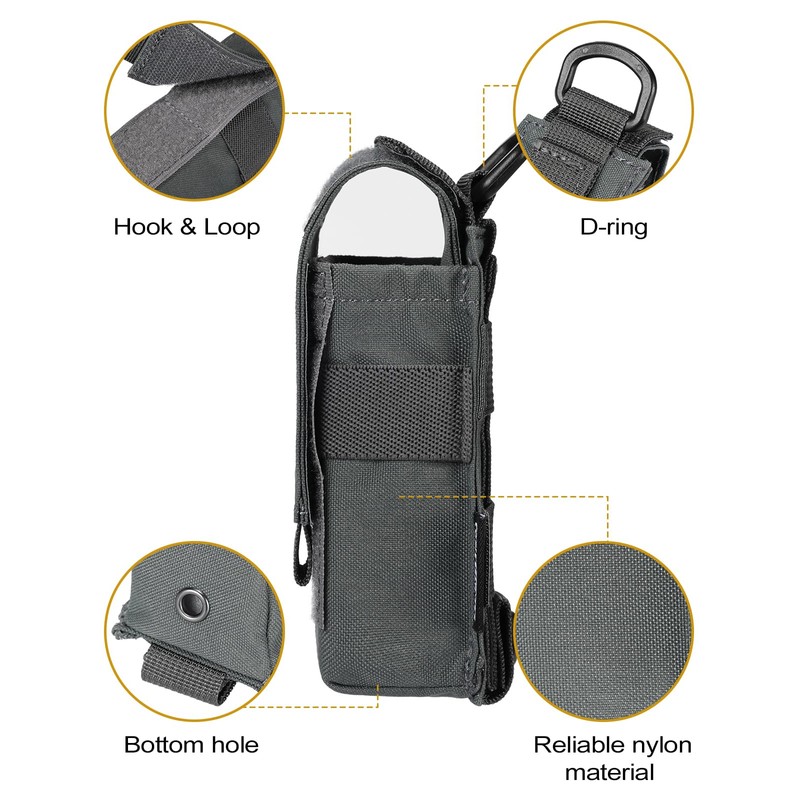 OneTigris Flashlight Holster Flashlight Holder Molle Flashlight Holster Tactical Flashlight