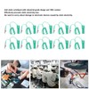10Pcs Anti Static Wrist Strap PU Adjustable 1MΩ Resistor Long
