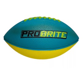 Franklin Pro Brite Foam Youth Football Green & Yellow  Easy Grip