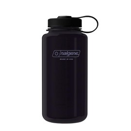 Nalgene Sustain Tritan BPA-Free Water Bottle Made with Material Derived from 50% Plastic Waste, 32 OZ, Wide Mouth, Odyssey Gray