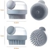 GeorgeX Cepillo Corporal de Silicona, 2 Pcs Cepillo de Baño
