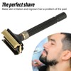 Double Edge Safety Trimmer Reusable Slip Resistant Metal Men Safety