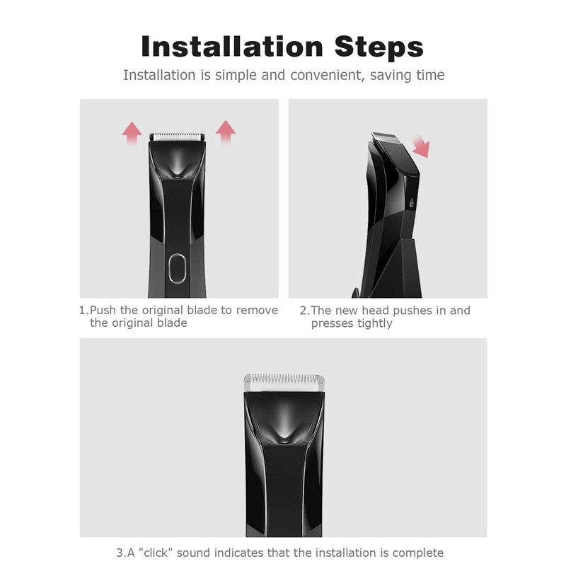 Replacement Blades for Manscaped Shaver, Mellbree Replacement Head Compatible with