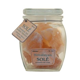 Himalayan Salt Sole Chunks in Jar, 16 Ounce