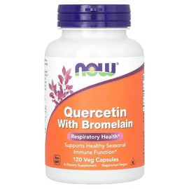 NWF Quercetin with Bromelain 120 Tablets, 1 Piece / NWF 브로멜라인 함유 퀘르세틴 120정, 1개