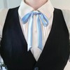 Mantieqingway Bow Tie for Women, Satin Ribbon Girls Self-tie Bowtie