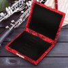 Wooden Silk Cloth Cover Reed Case Holder Storage Box for