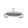 sourcing map 2 Piece Motorcycle Stainless Steel Silencer Exhaust Pipe