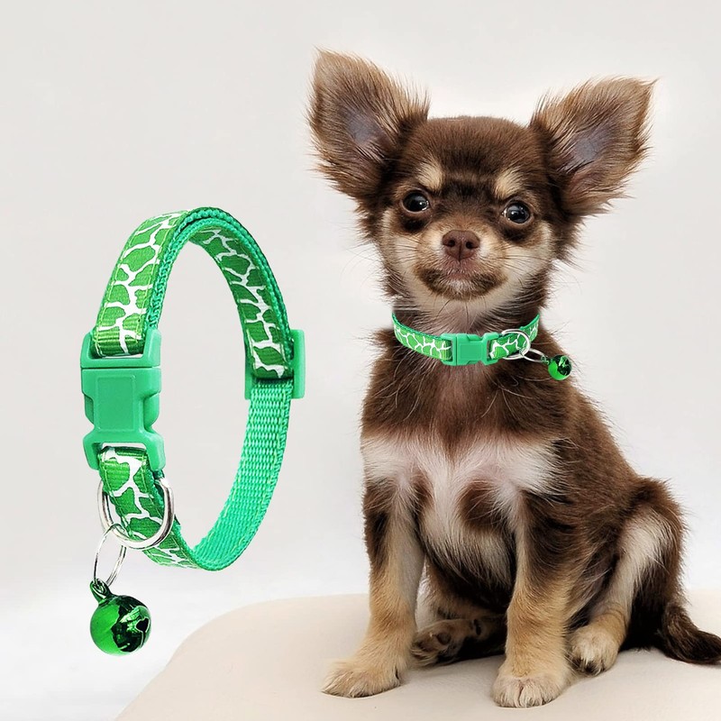 Jecikelon 6 PCS Puppy Collars Adjustable Pup Collar for Small