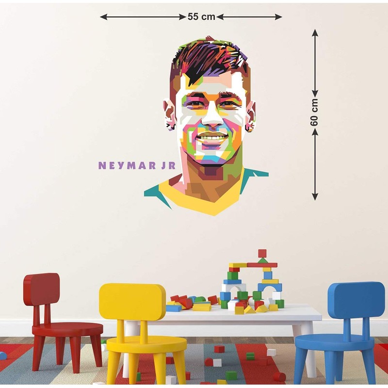 Wallstick Neymar Jr Wallsticker (Vinyl 60 cm x 55 cm)