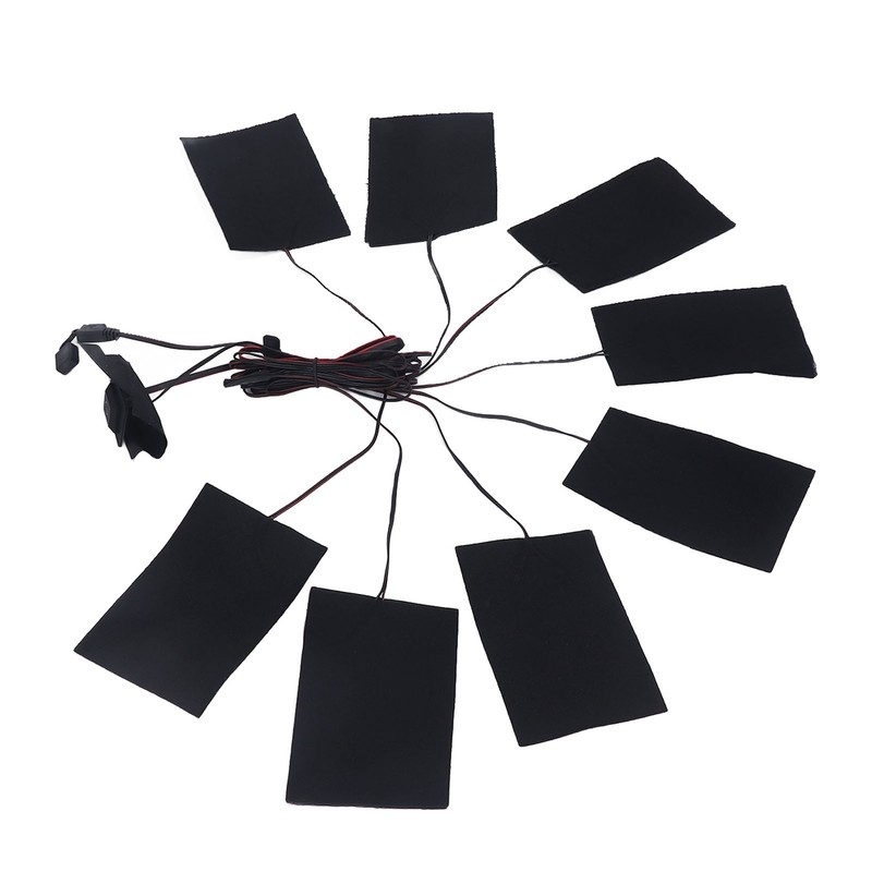 8 in 1 Electric Heating Pads 3 Gears Waterproof Carbon