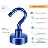 Neosmuk Magnetic Hooks,30lb Heavy Duty Earth Magnets with Hook for