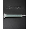 QWORK Static Mixing Nozzle Tip, 50 Pcs Mixing Epoxy Adhesive