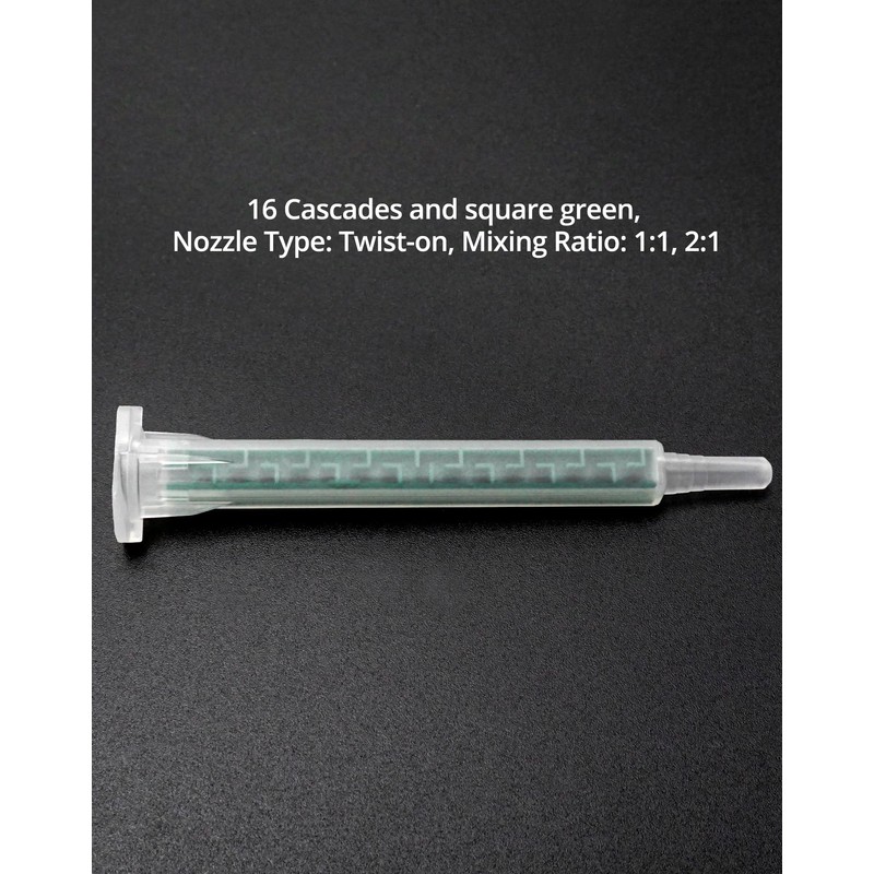 QWORK Static Mixing Nozzle Tip, 50 Pcs Mixing Epoxy Adhesive
