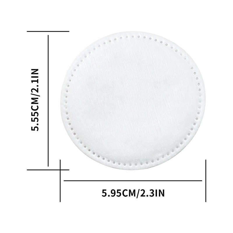 Cleansing Cotton for Face，100pcs Round Makeup Remover Cotton Pads，Ultra-Soft Cotton