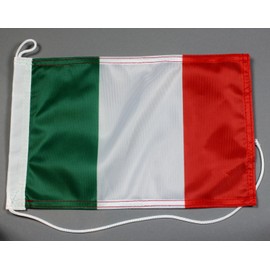 Boat Flag Italy 20 x 30 cm Professional Quality Flag Motorcycle Flag