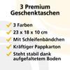 HEKU Sacchetti regalo premium "Baby" in pastello, 3 pezzi, 23