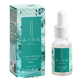 AYRA SPA - Caffeine Lifting Gel | Anti-Ageing, Firming, Rejuvenating, Reduces Dark Circles & Fights Puffiness | Daily Use Under Eyes | Vegan, Cruelty Free & 99% Natural